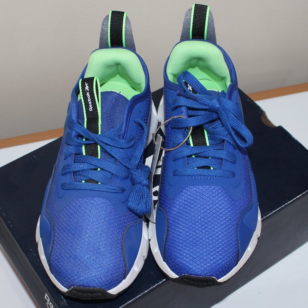 Reebok Zig Dynamica Sneaker Running Shoe Boy's Blue US 4